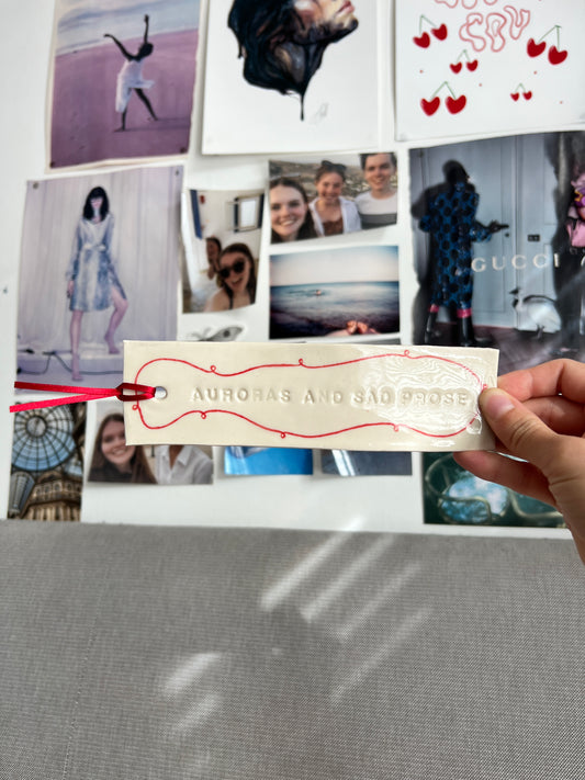 Auroras and sad prose bookmark second