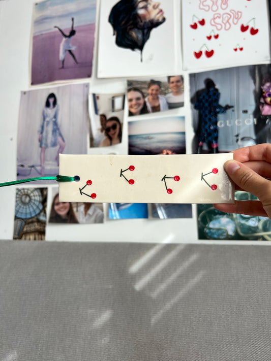 Cherry bookmark second 2