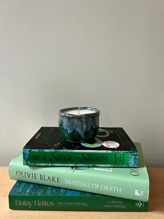 The flannel cure candle / reusable cup small