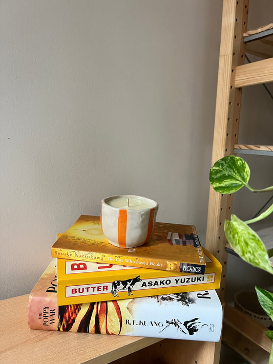 Spiced gingerbread candle / reusable cup small