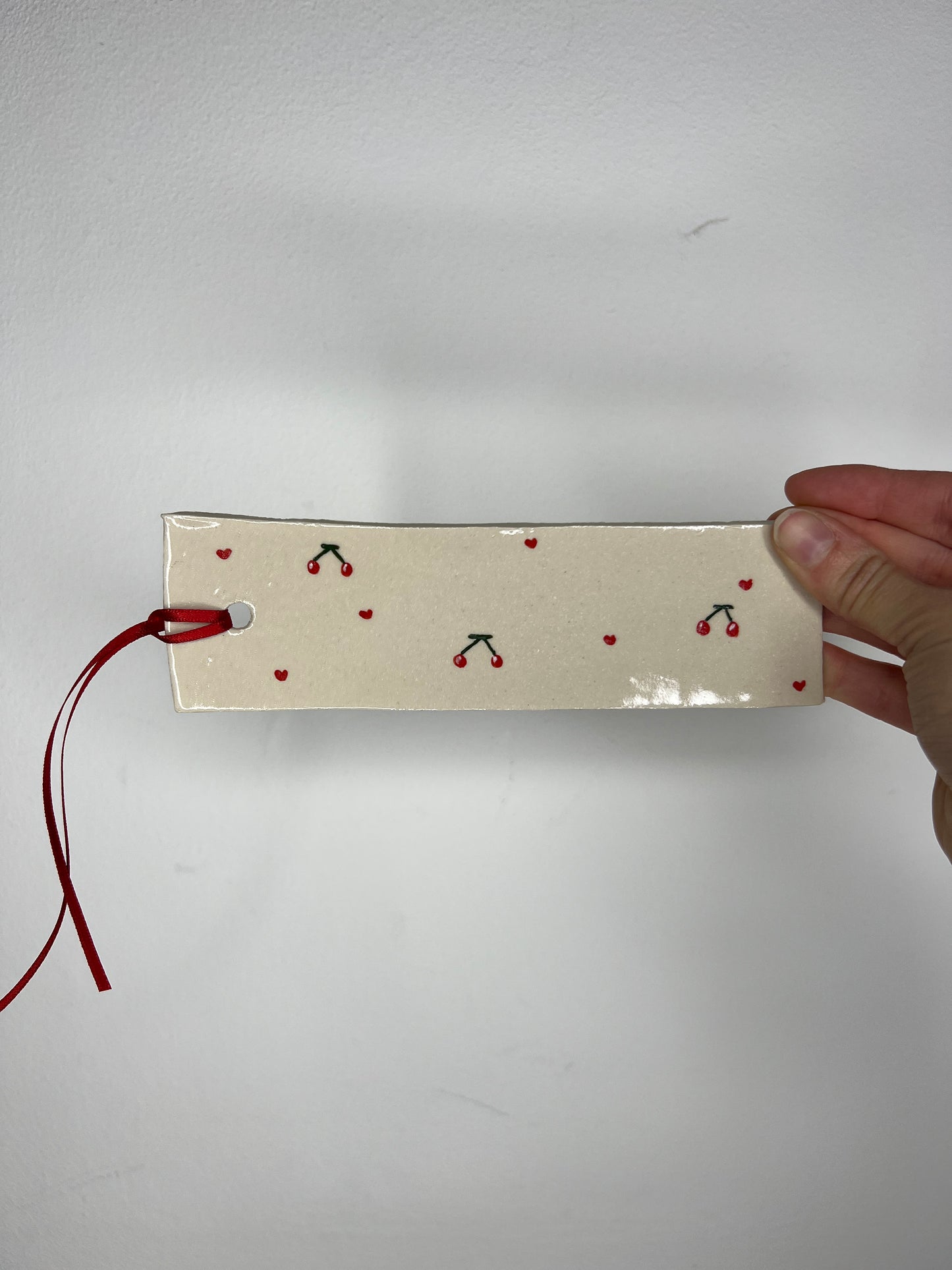 Cherry bookmark