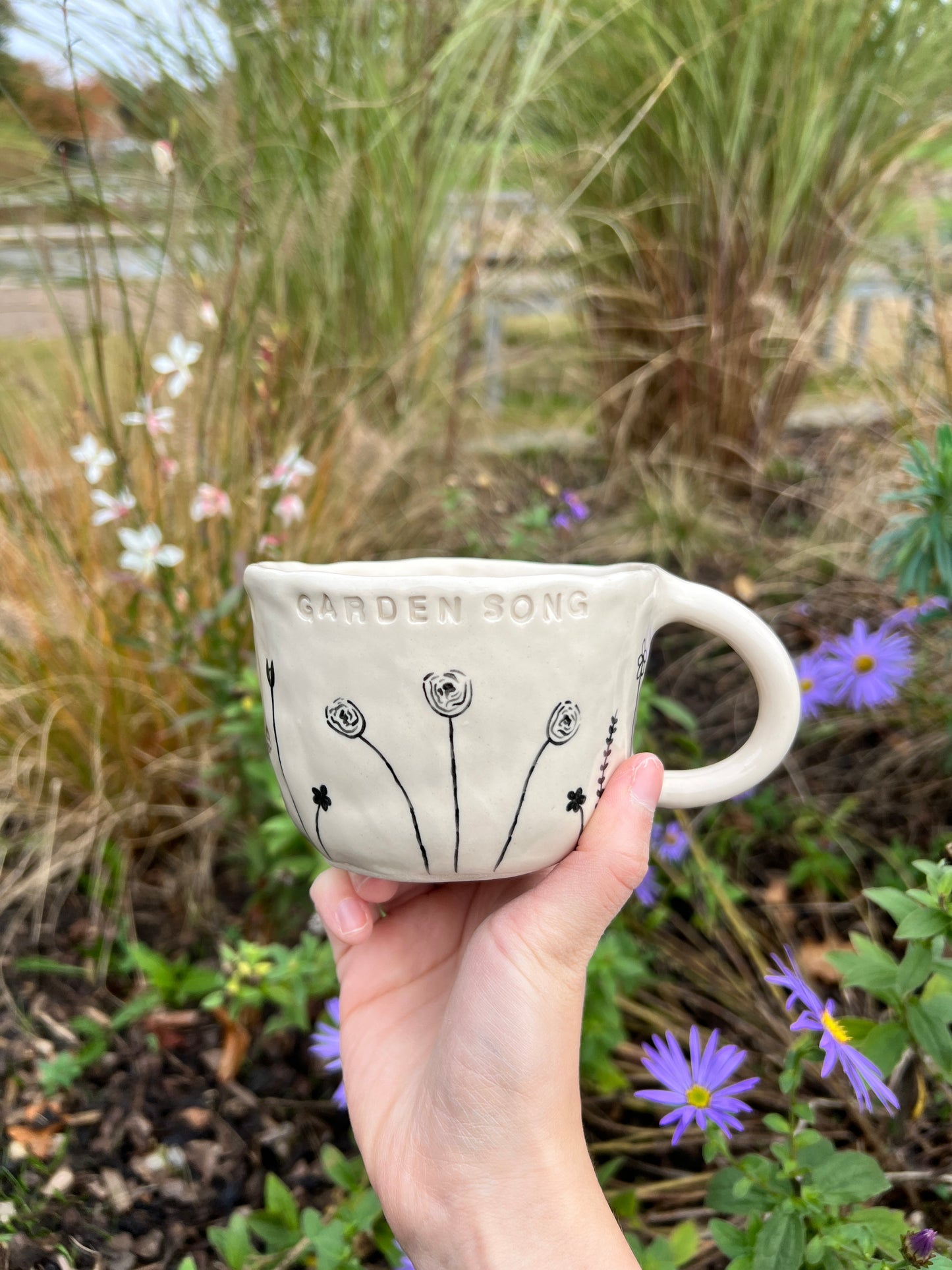 Garden song mug