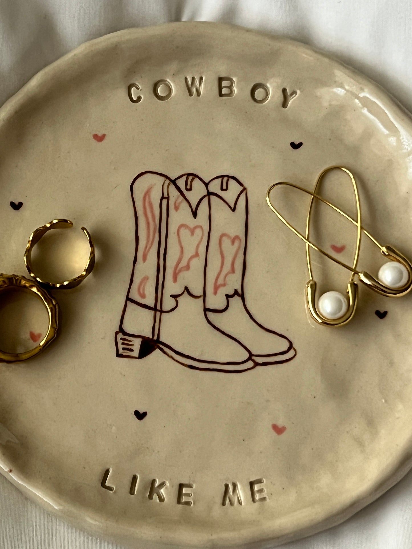 Cowboy like me plate