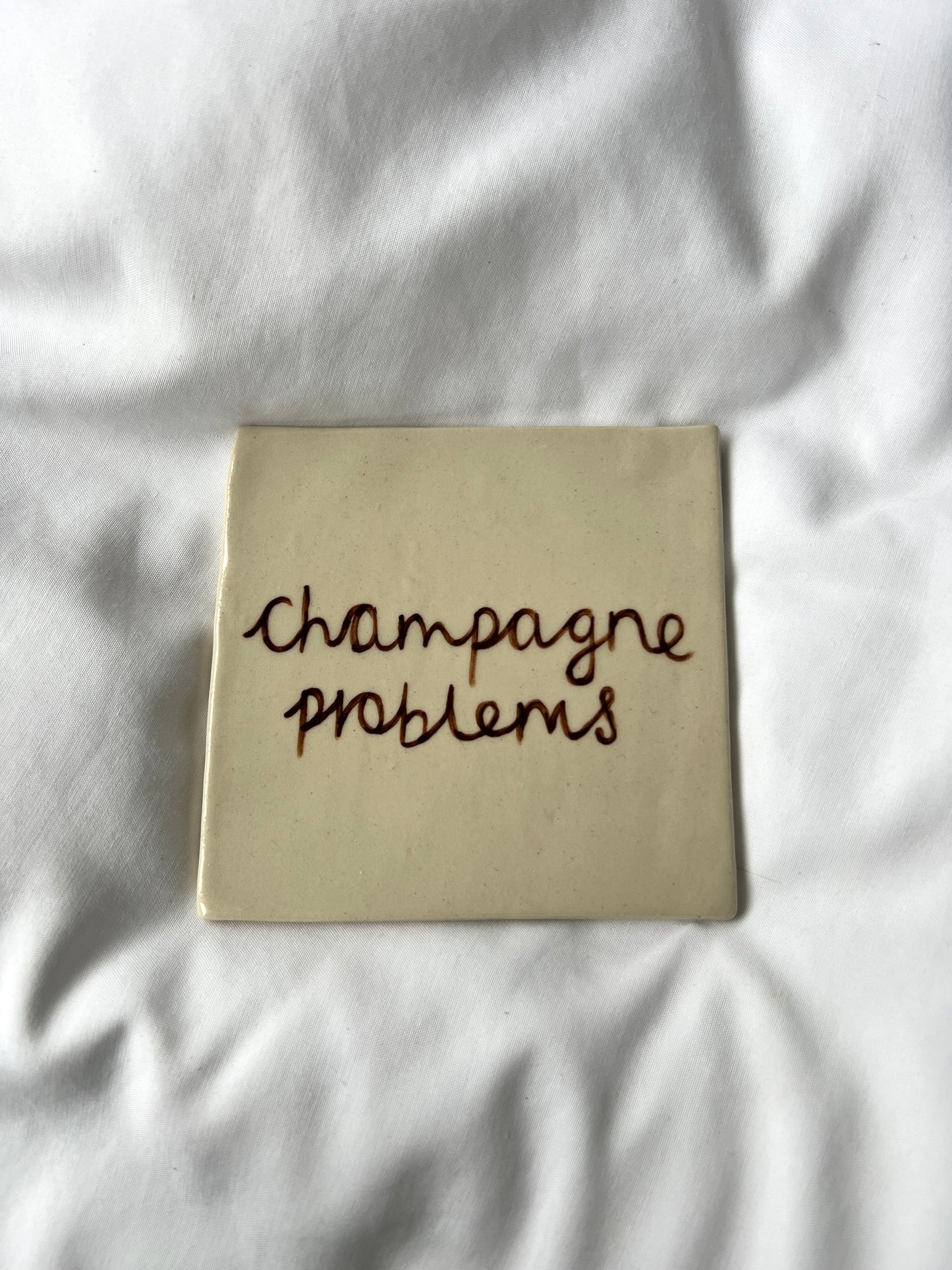 Champagne problems coaster