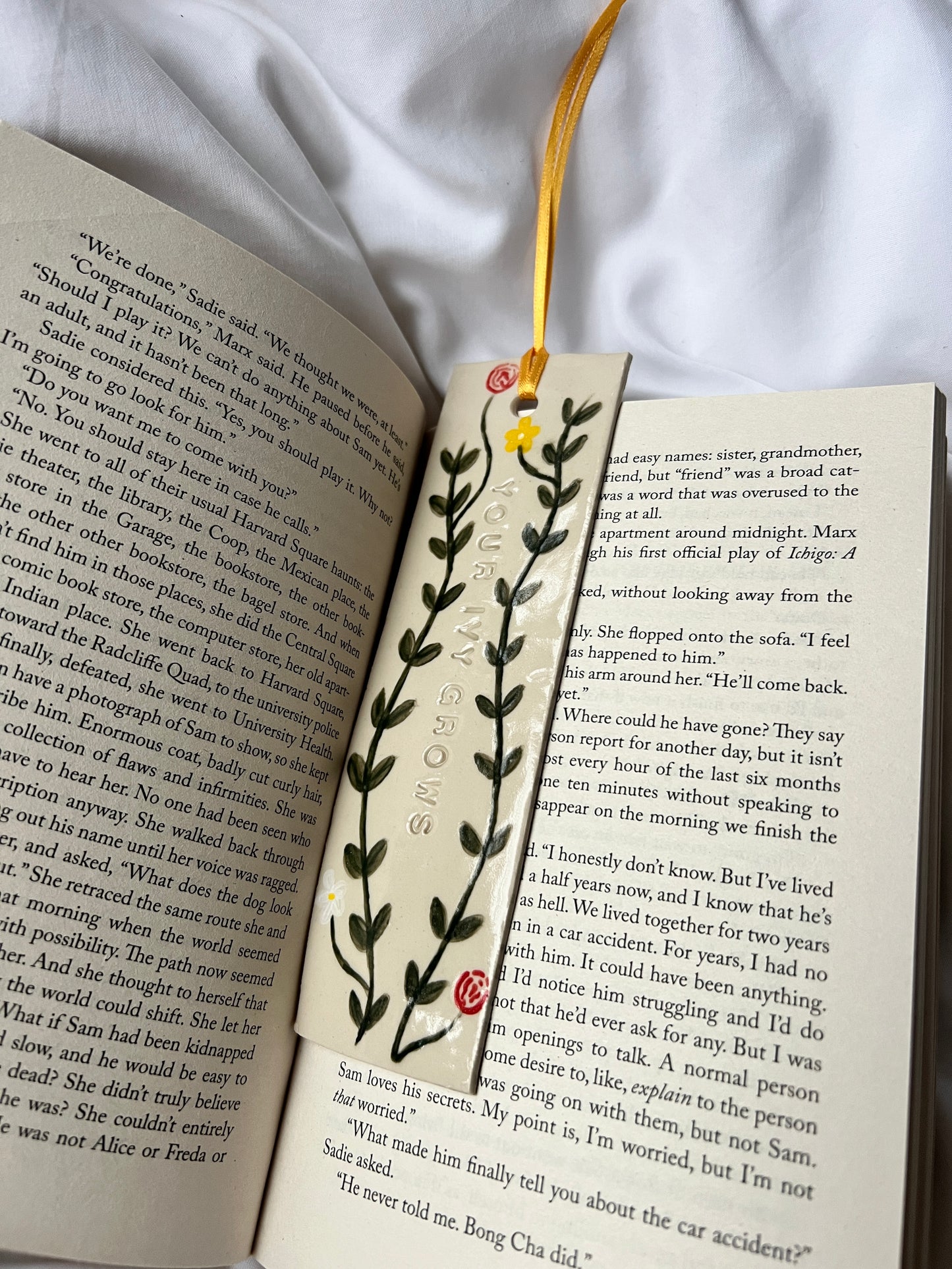 Ivy bookmark