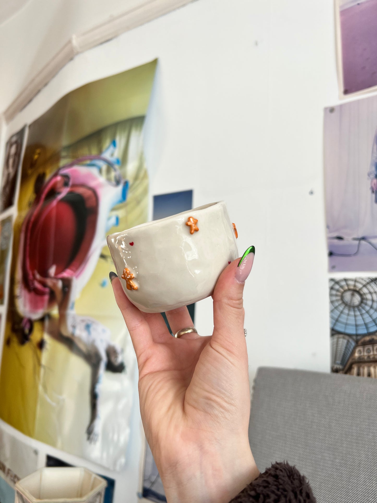 Small gingerbread men cup