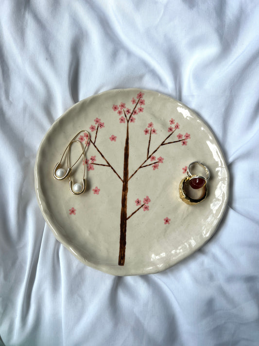 Cherry blossom plate