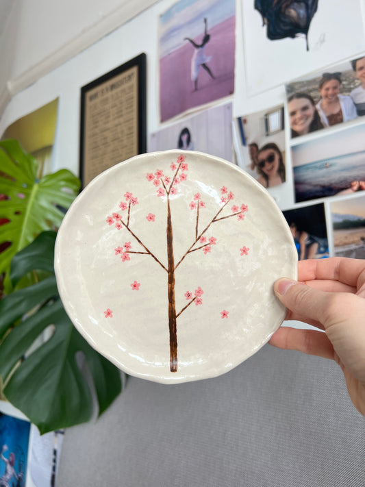 Cherry blossom plate
