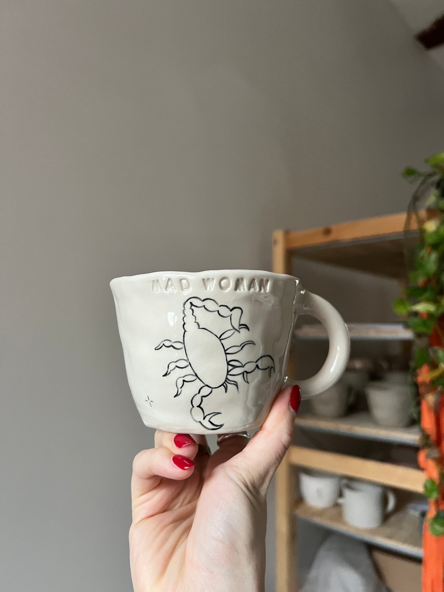 Mad woman mug