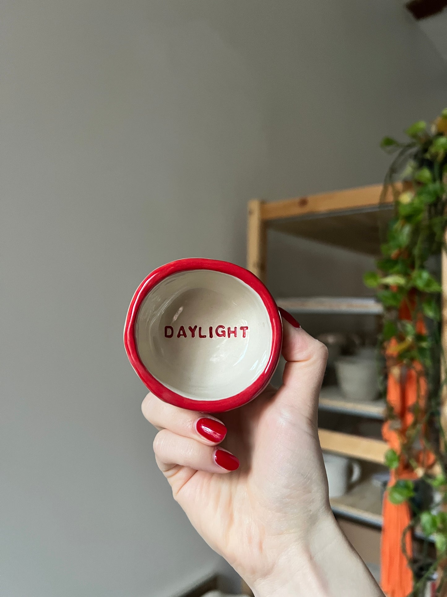 Daylight trinket dish