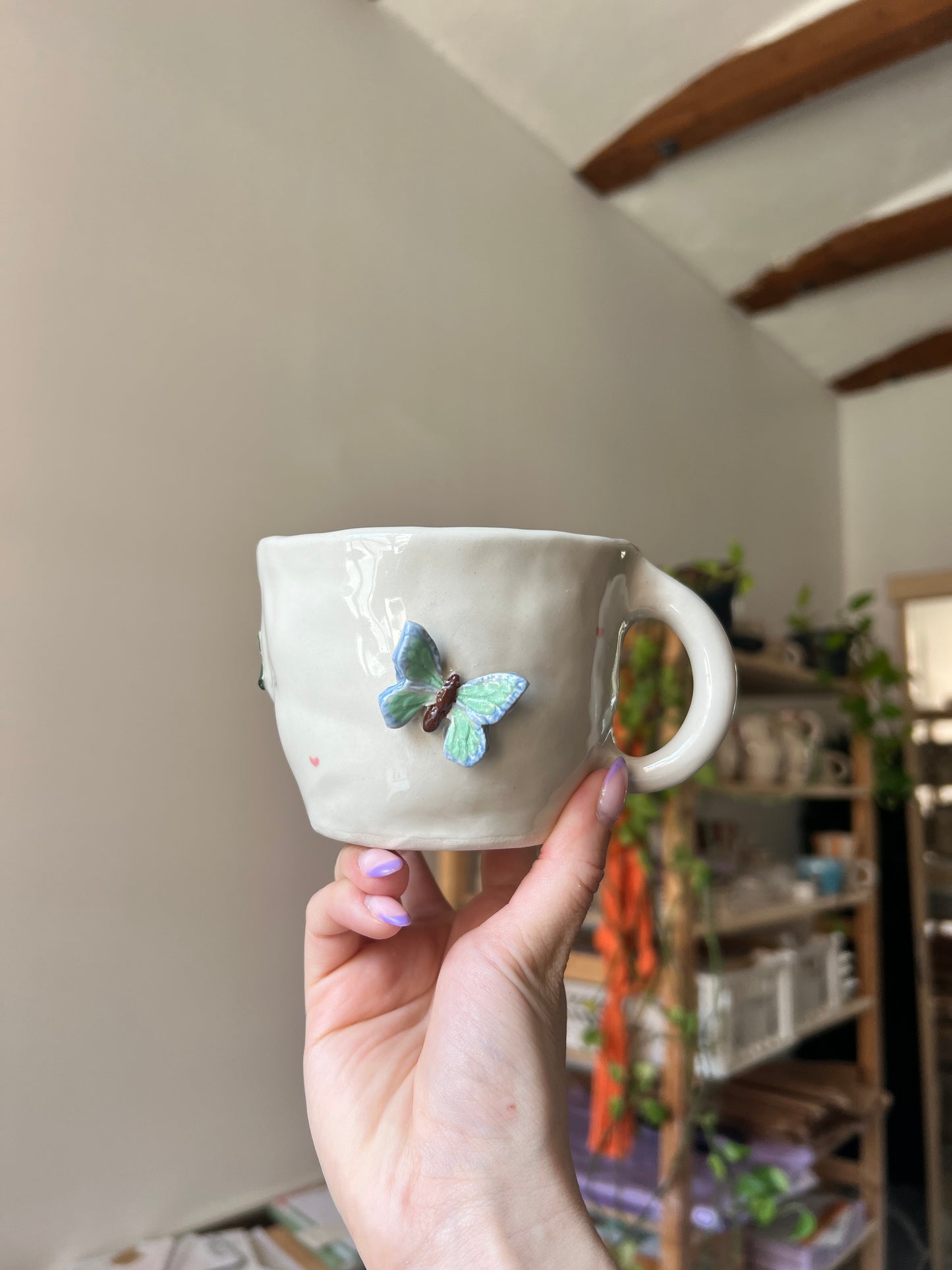 Butterfly mug