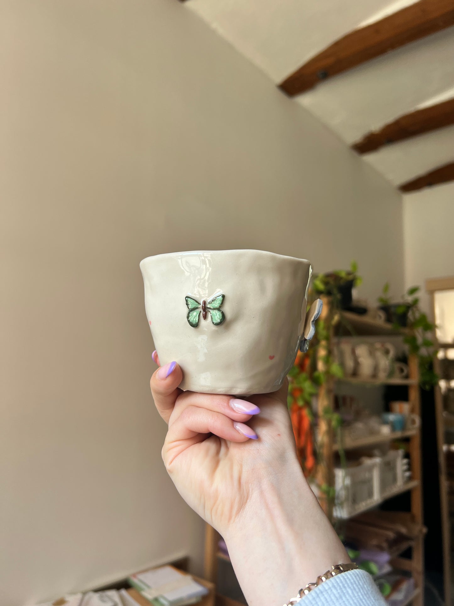 Butterfly mug
