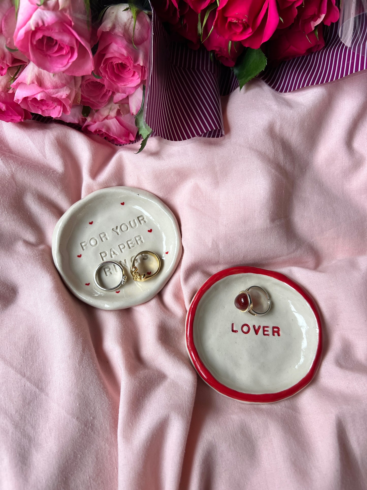 Lover ring dish