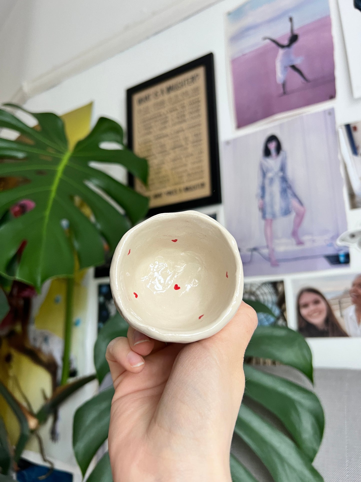 Cherry hearts trinket dish