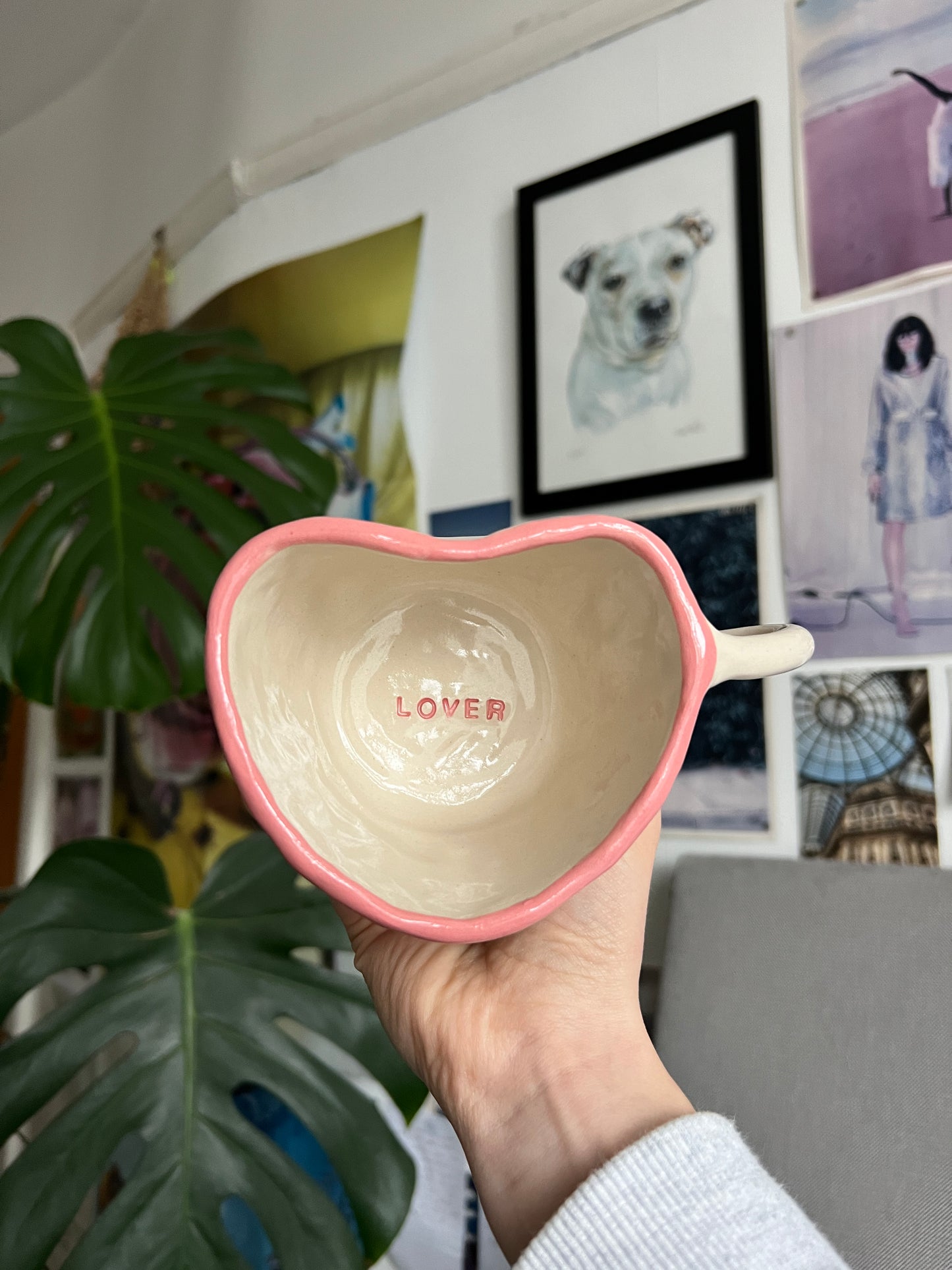 The Lover heart mug