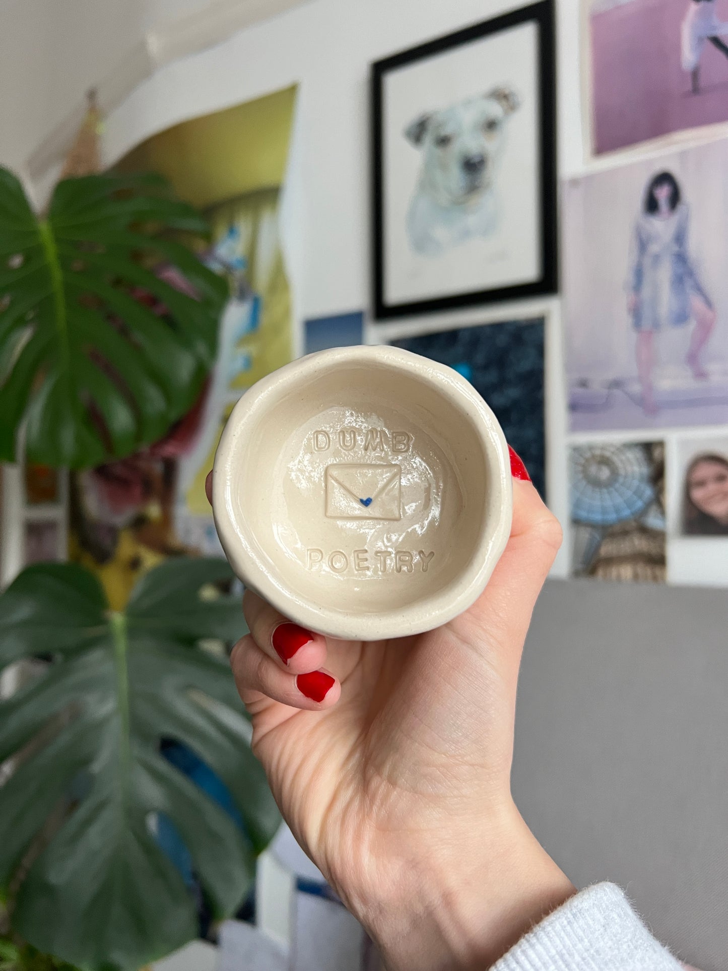 Dumb and Poetic trinket dish / espresso cup